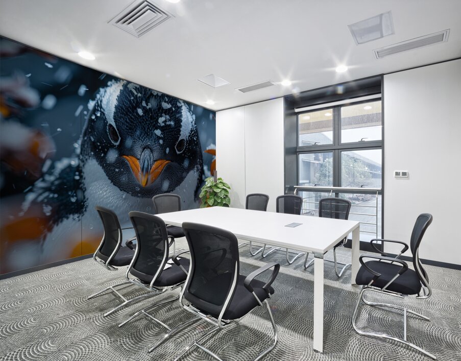 Icy Penguin Wall Printing