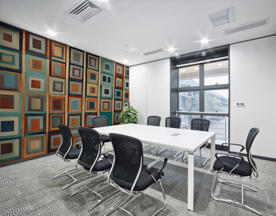 Cubist Spectrum Wall Printing