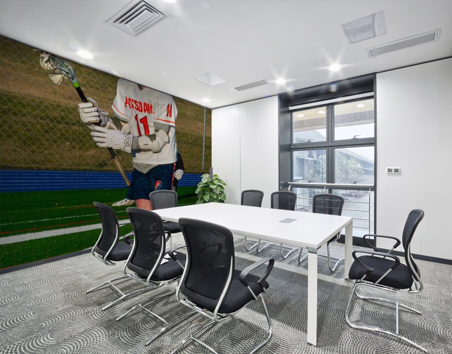 Potsdam Lacrosse Wall Printing