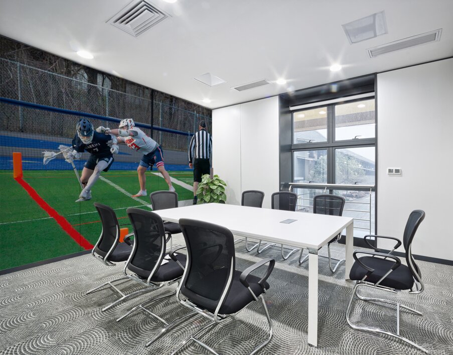 Potsdam Lacrosse Wall Printing