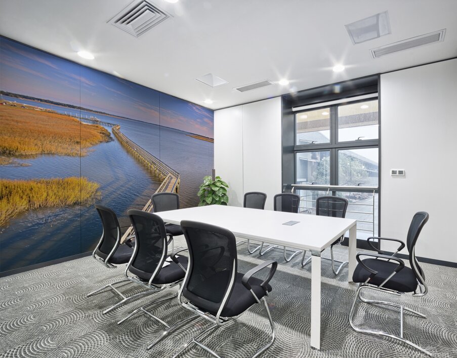 Looking Down On Port Royal Sound South Carolina  Wall Printing