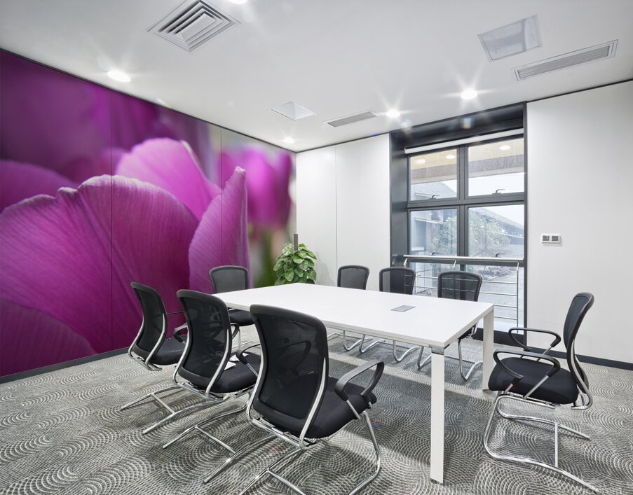 Purple Tulips Wall Printing