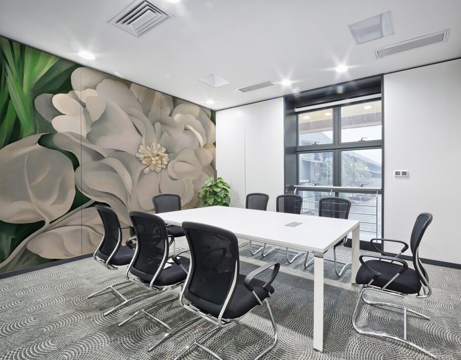 Georgia OKeeffe - The White Calico Flower  Wall Printing