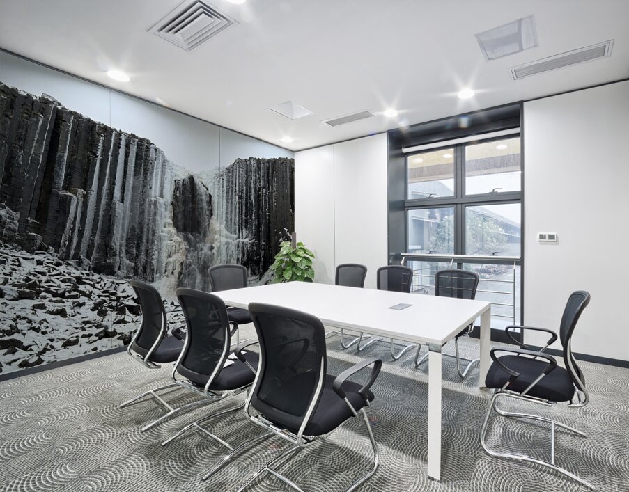 Icy Studlagil Waterfall Iceland Wall Printing