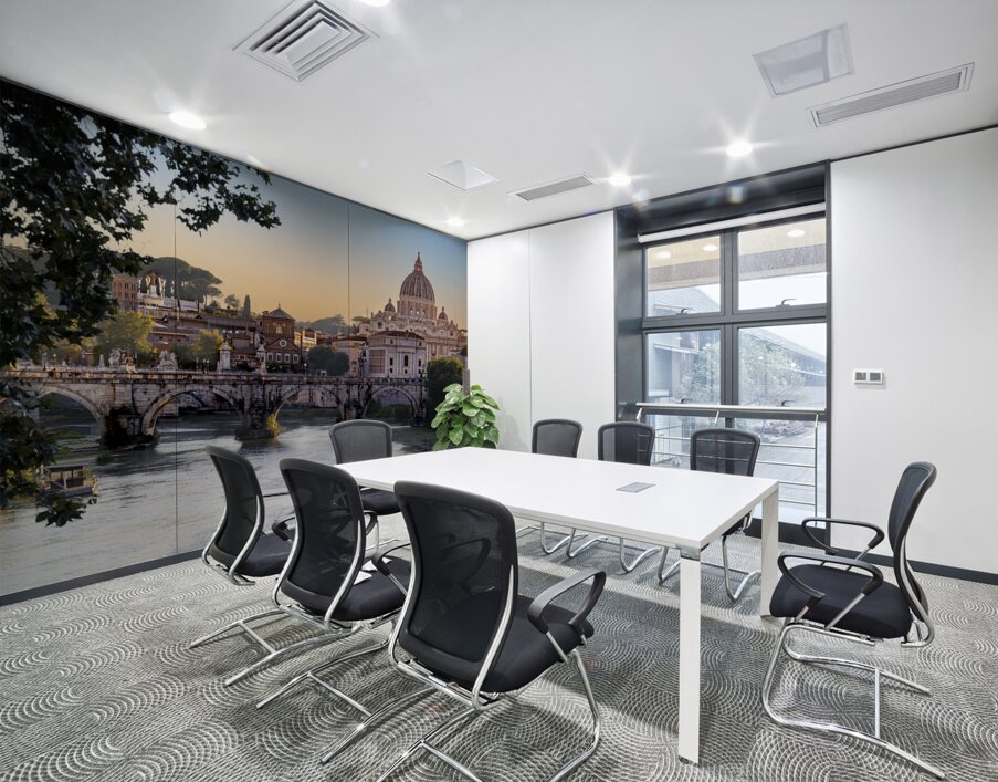 Rome ST Peters Basilica Night Sunset Wall Printing