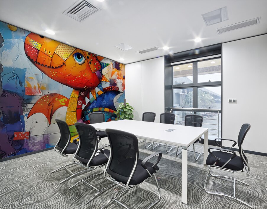 THE COLORFUL DRAGON Wall Printing