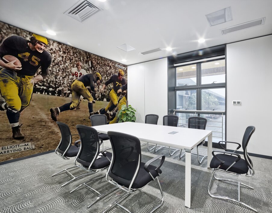 1945 Michigan Wolverines Football Art Wall Printing