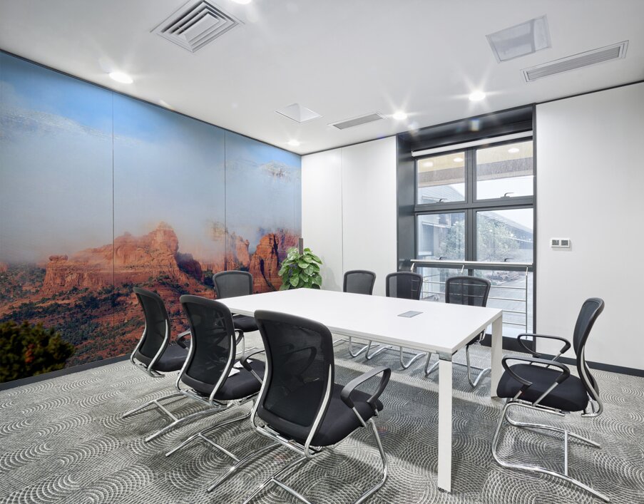 Clouds and Red Rock 1 Wall Printing