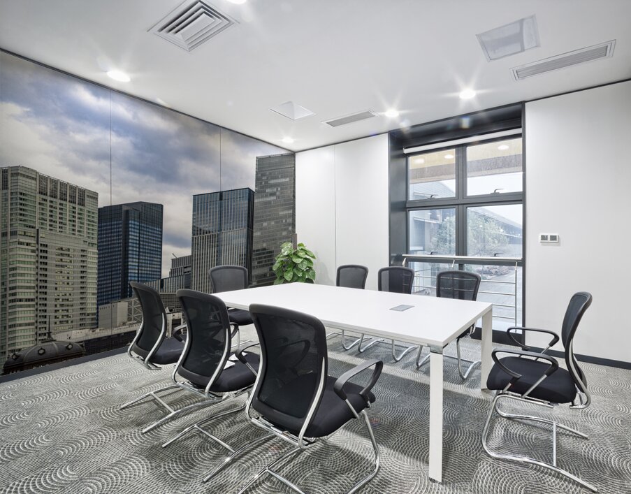  modern buildings in the centre of Tokyo Wall Printing