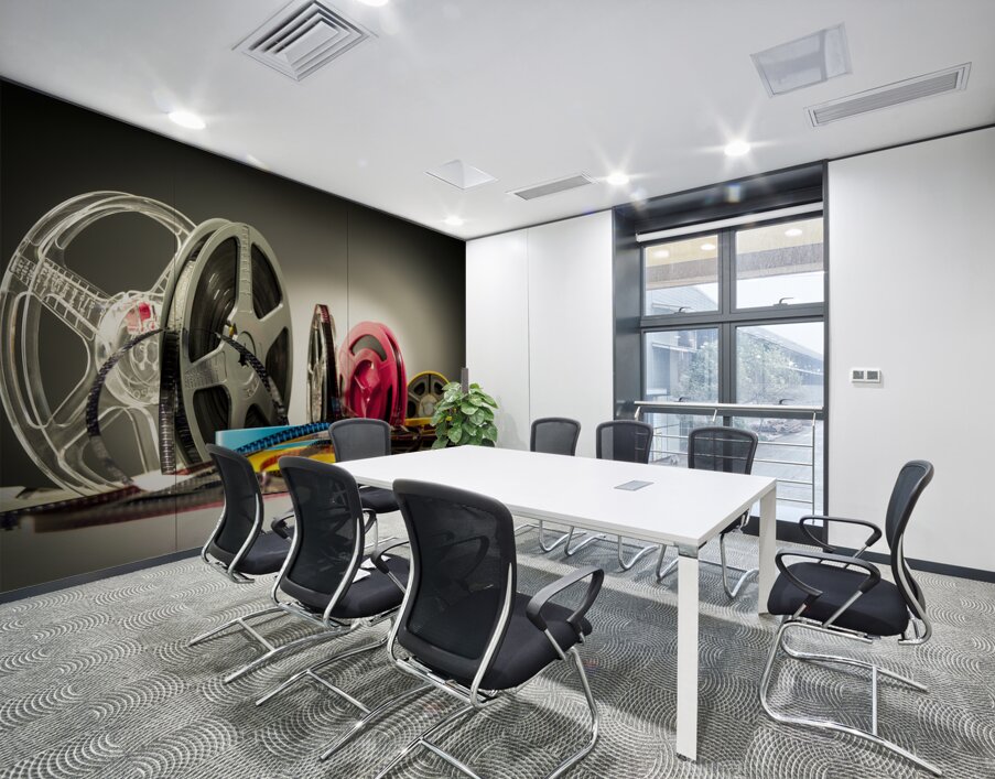 vintage reels of super eight film  Wall Printing