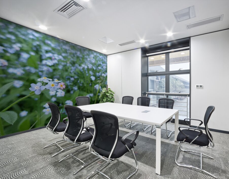 Forget Me Nots Wall Printing