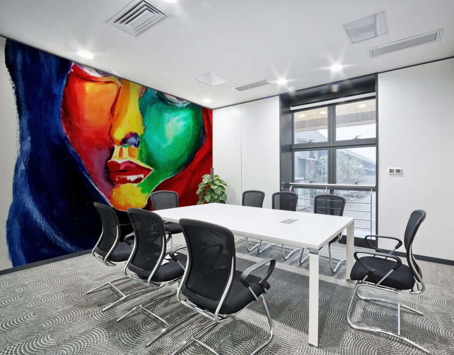 The Exuisite Lady Wall Printing