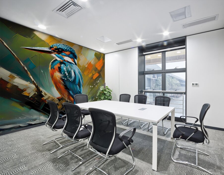 Kingfisher Wall Printing