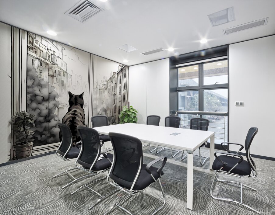 Admiring The View Wall Printing