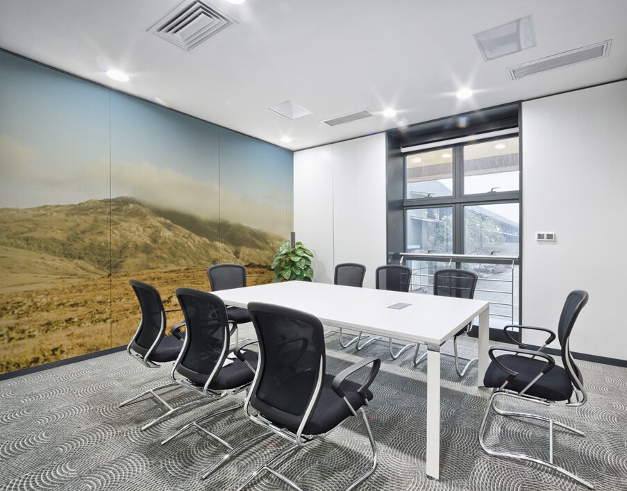 Cloud and mountain magnificence Wall Printing