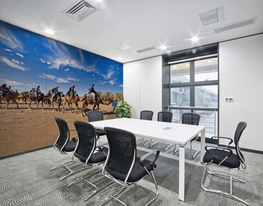 Camel caravan Sahara desert - Morocco Africa Wall Printing