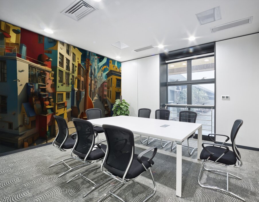 A Musical Cityscape 15 Wall Printing