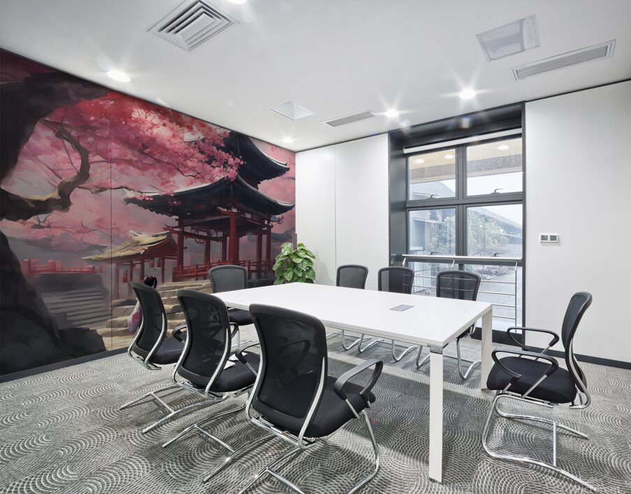 japanese architecture Wall Printing