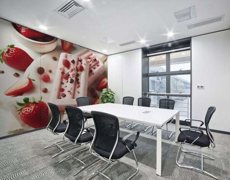 Strawberry pineapple ice cream 11 Wall Printing