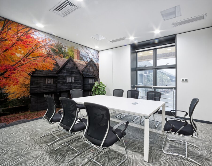 Seasons of Mystery: The Enigmatic Charm of Salems Witch House Wall Printing