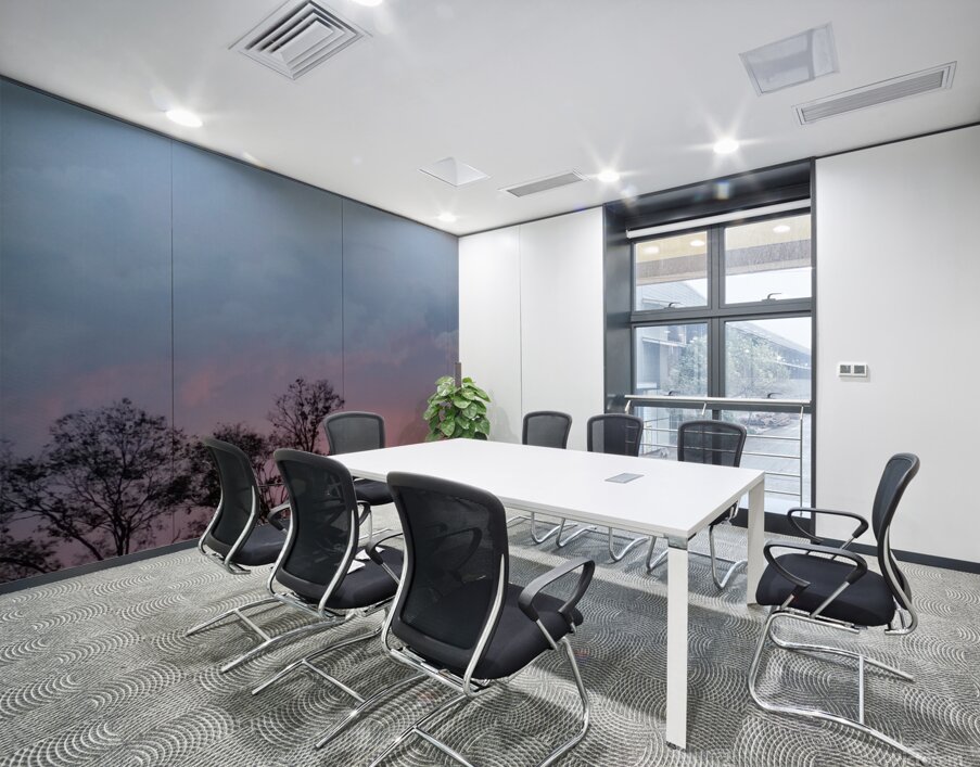 Pink Sunset  Wall Printing