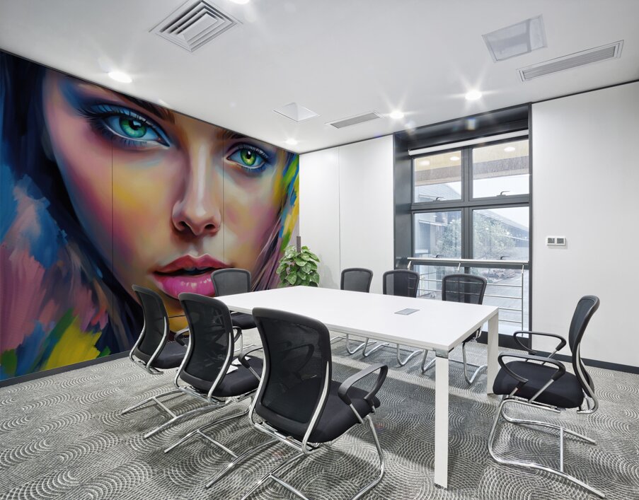 Painted Portrait 37 Wall Printing