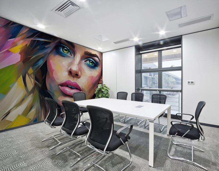 Painted Portrait 38 Wall Printing