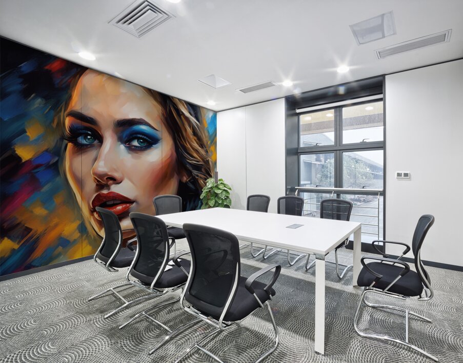 Painted Portrait 10 Wall Printing