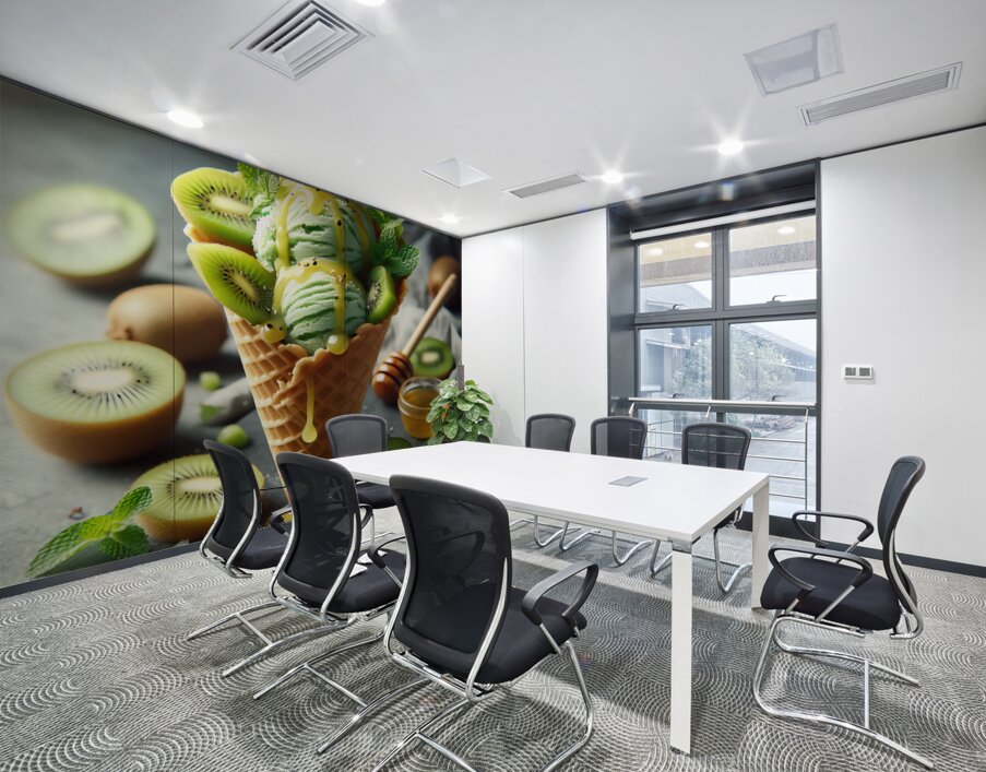 Kiwi ice cream 8 Wall Printing