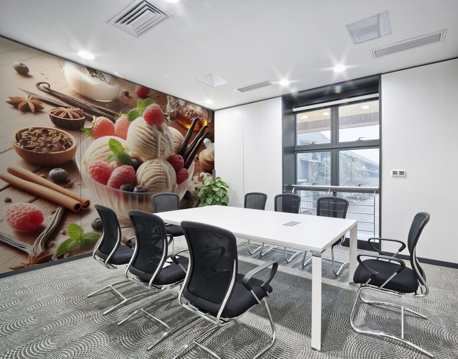 Vanilla ice cream 8 Wall Printing