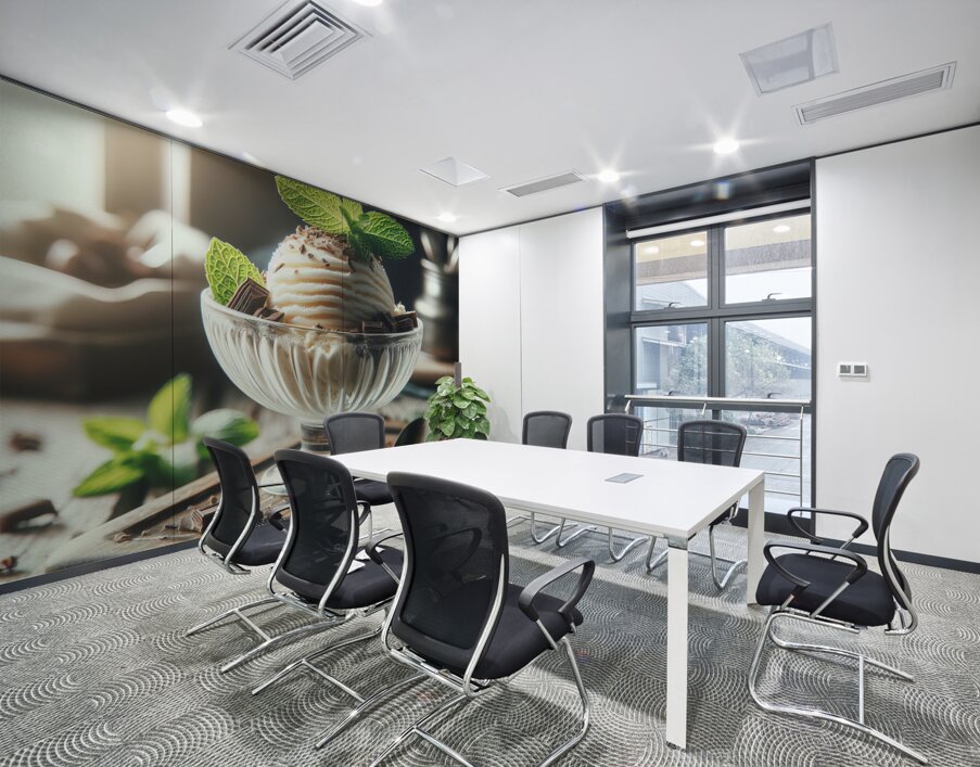 Vanilla ice cream 10 Wall Printing