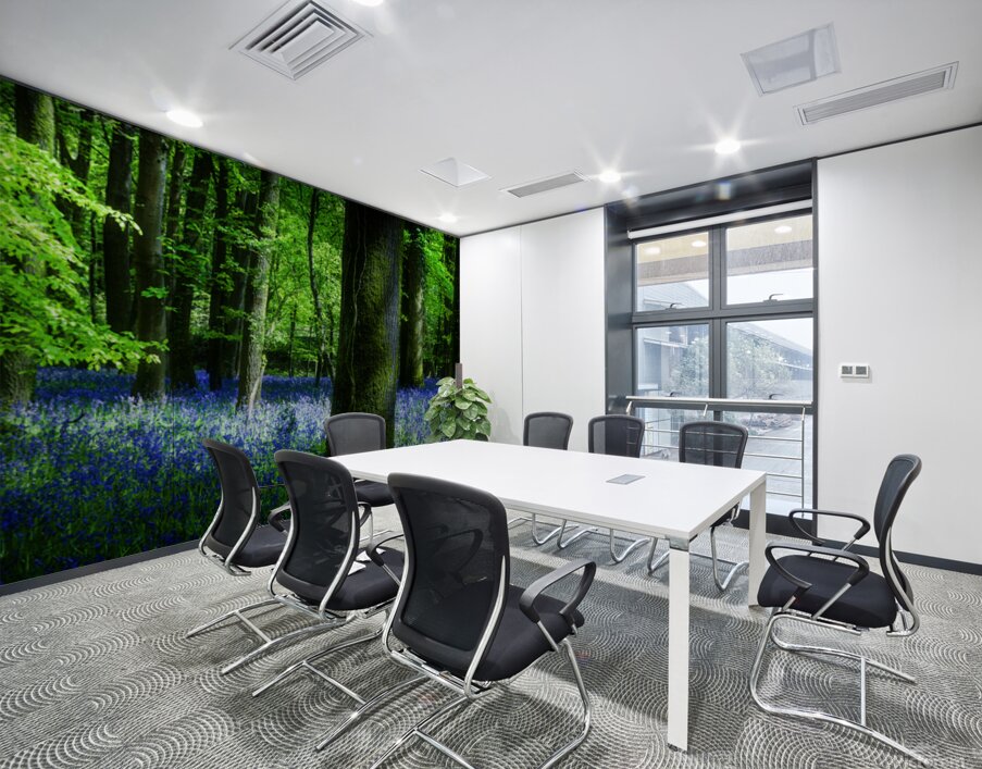 Bluebell Wood Devon Wall Printing