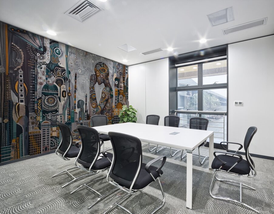 001 AI12 001 AI1 Emotion of vibrantly patterned c Wall Printing