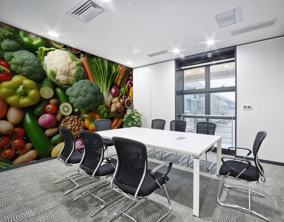 Health food for fitness concept with fruit vegeta 1714505630.8366 Wall Printing