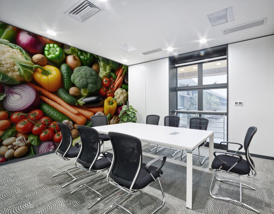 Health food for fitness concept with fruit vegeta 1714505630.1634 Wall Printing