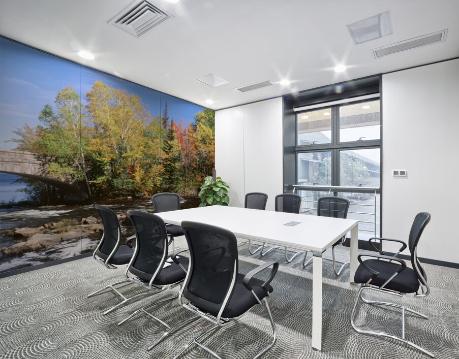 Trees Near A River Bog River New York USA 27398 Wall Printing