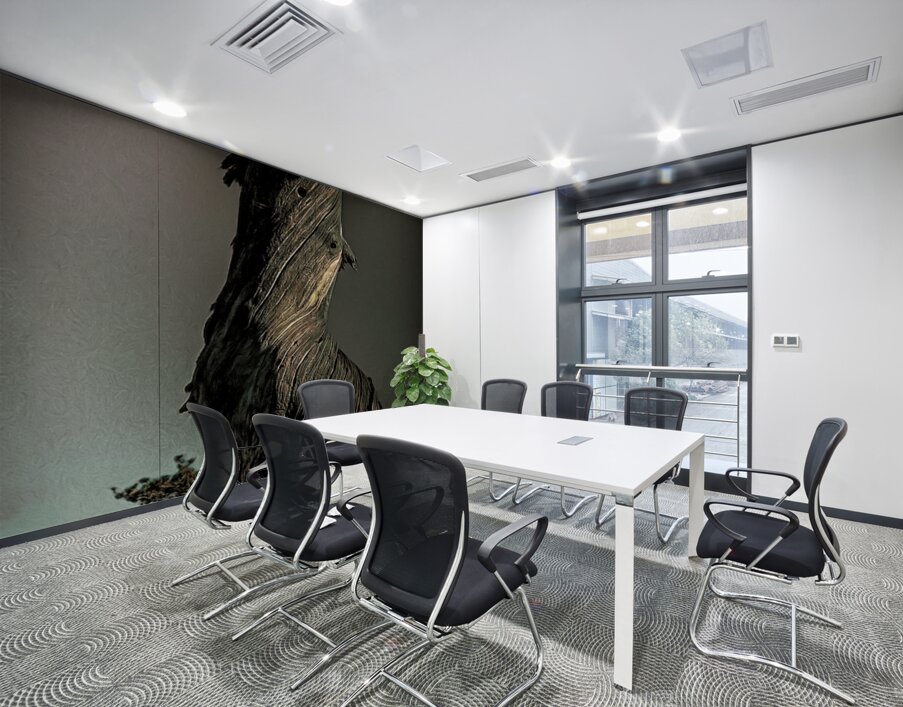 Abstract Heavenly Tree Wall Printing