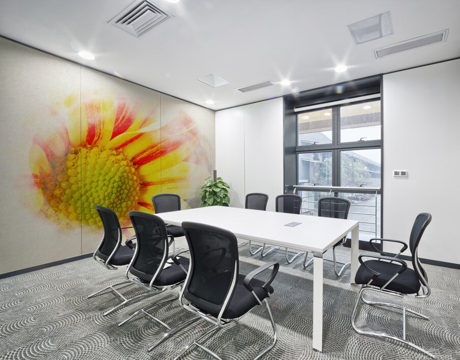 Big Kiss White Flame in watercolor Wall Printing