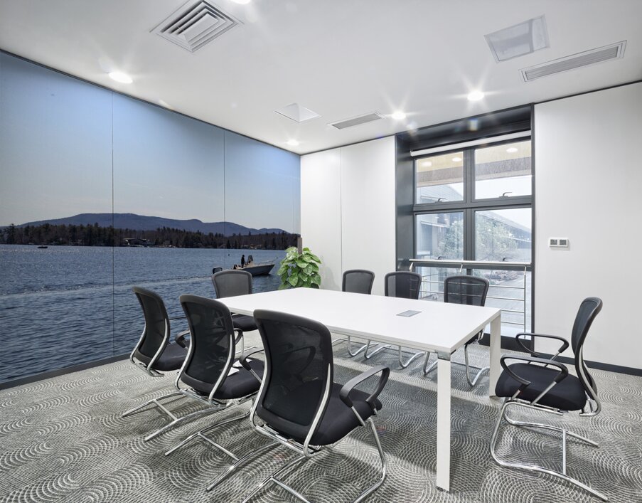 Boating on Lake Winnipesaukee Wall Printing