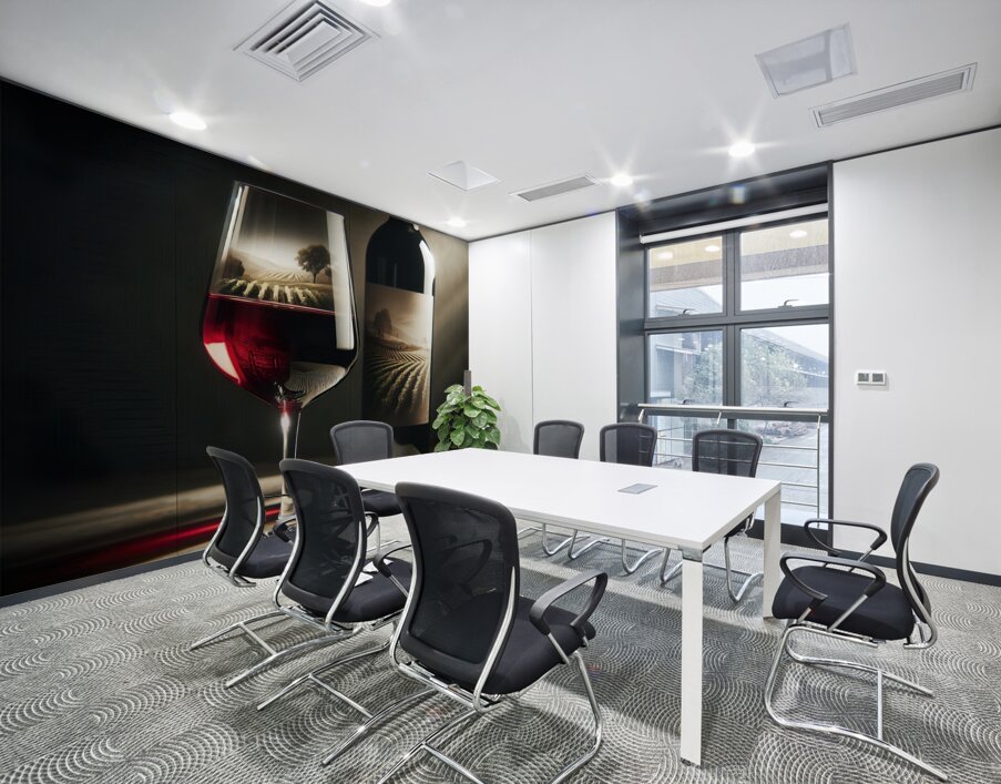 bottle of wine and a full glass 14 Wall Printing