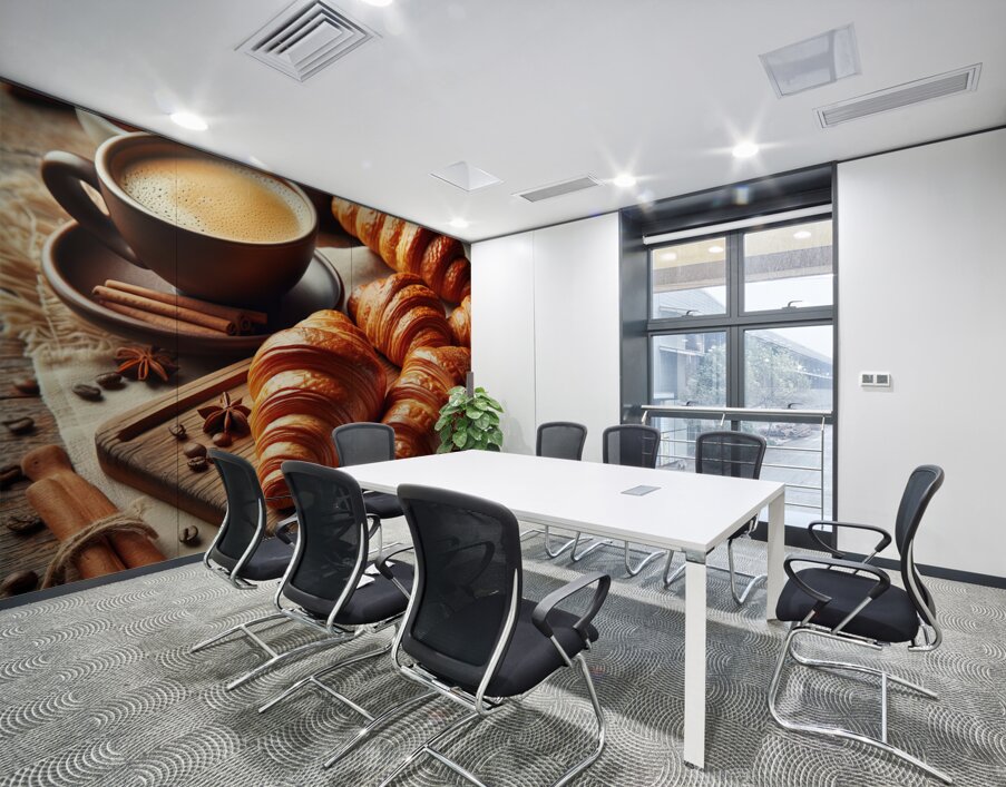 Food Assorted fluffy pastries including croissant 1714906459.8304 Wall Printing