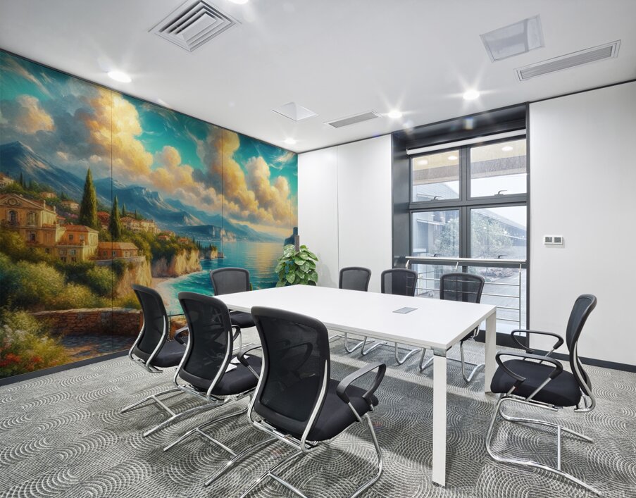 Tranquility by the Sea by Michael Woodard  Wall Printing