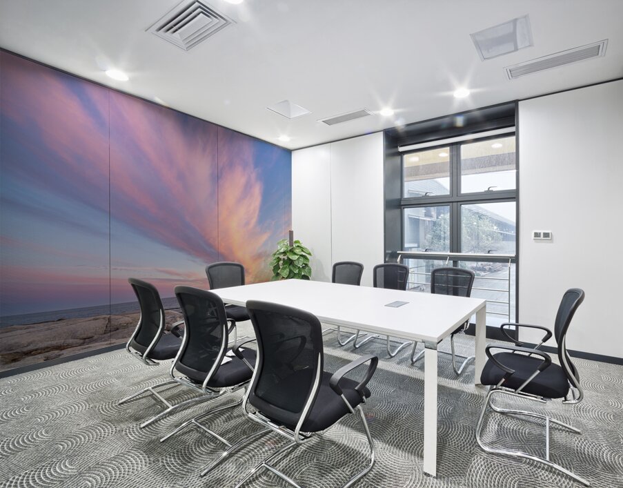 Cotton Candy Sunset Wall Printing