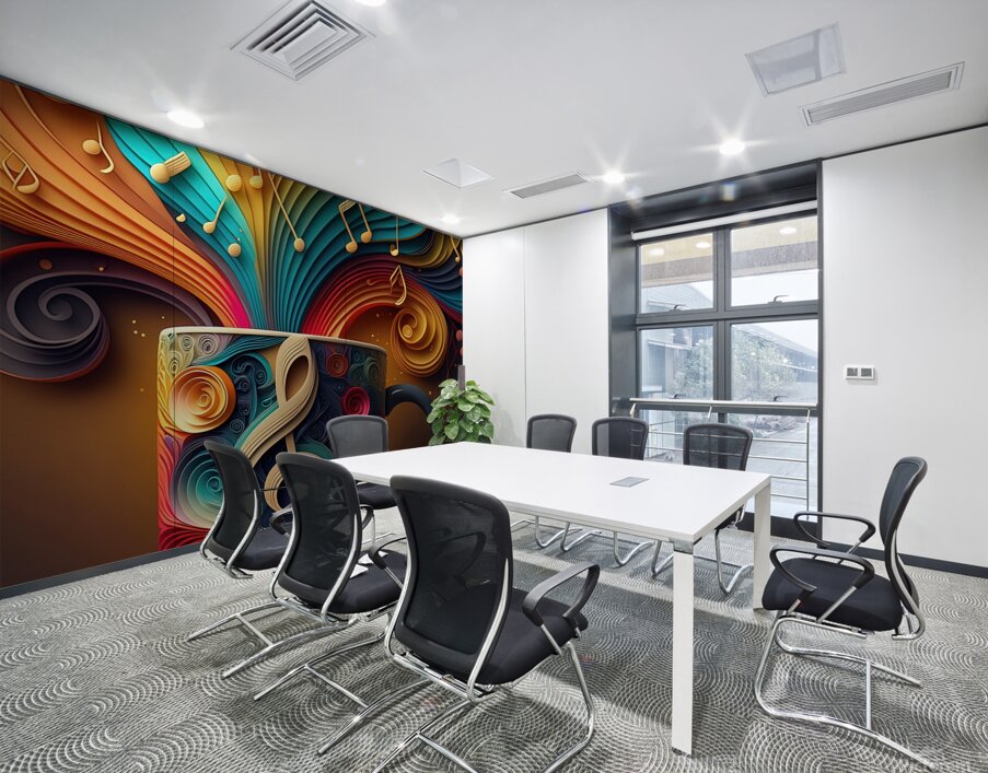 Morning Coffee and Music 2 Wall Printing