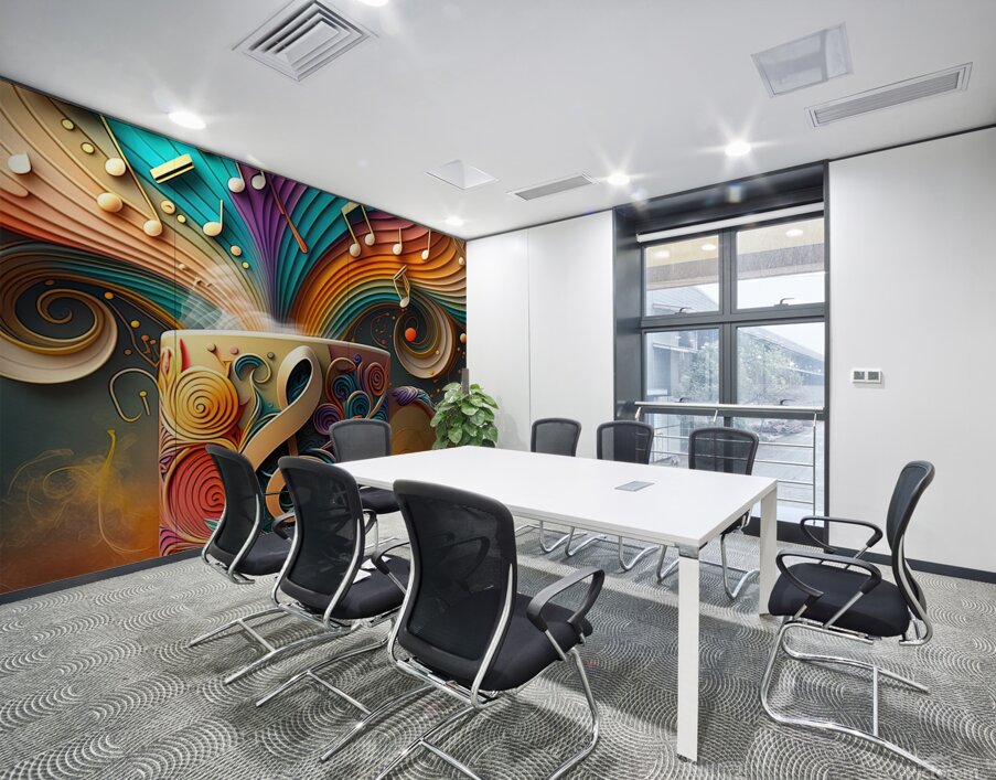 Morning Coffee and Music 5 Wall Printing