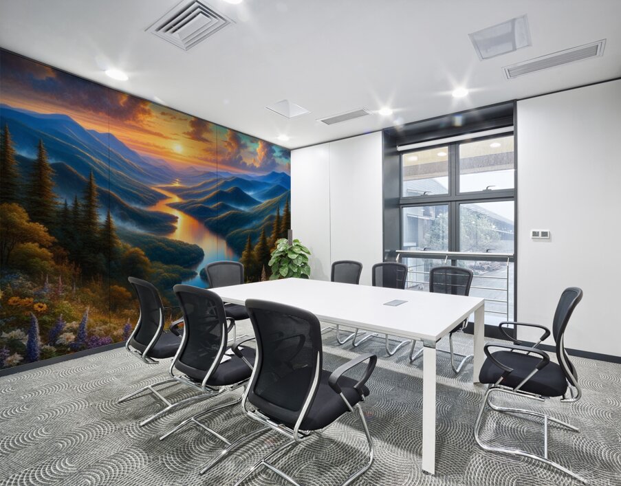 Sunrise Blue Ridge Mountains  Wall Printing