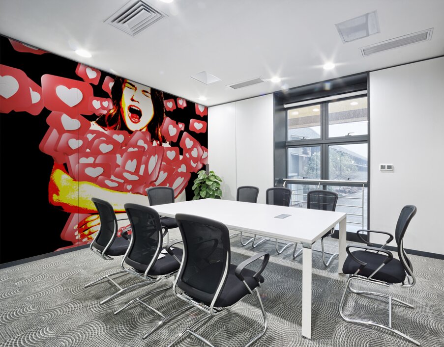 The Scream Wall Printing