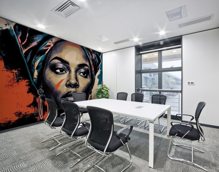 Regal Gaze Wall Printing