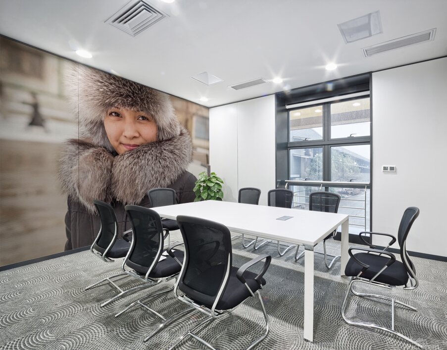 pretty lady   Wall Printing