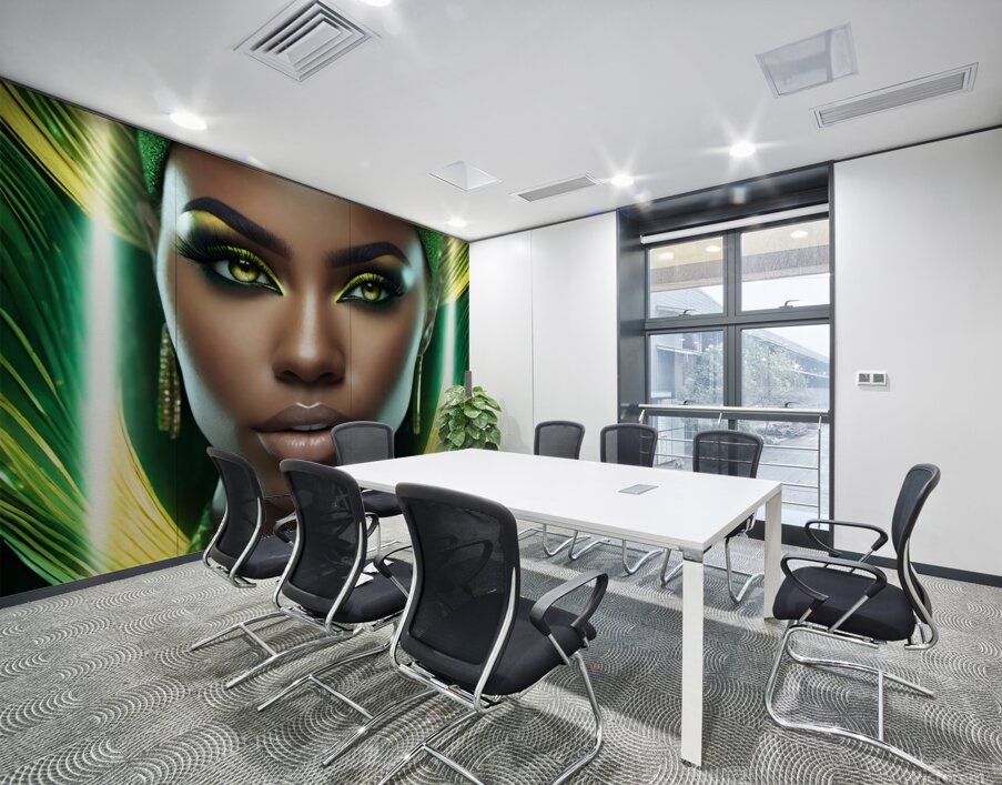 GREEN EYES WOMAN PORTRAIT   IMG 9255 Wall Printing